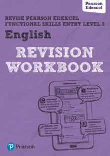 Image for Pearson REVISE Edexcel Functional Skills English Entry Level 3 Workbook : for home learning