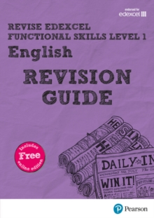 Image for Revise Edexcel functional skills level 1 English: Revision guide