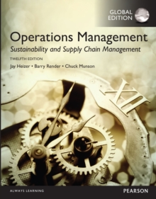 Image for Operations management: sustainability and supply chain management.