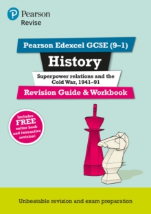 Pearson REVISE Edexcel GCSE (9-1) History Superpower relations and the Cold War Revision Guide and Workbook + App : for home learning, 2022 and 2023 assessments and exams - Dowse, Brian