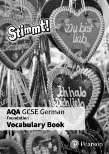 Image for Stimmt! AQA GCSE German Foundation Vocabulary Book (pack of 8)