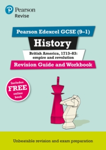 Image for Pearson REVISE Edexcel GCSE (9-1) History British America Revision Guide and Workbook: For 2024 and 2025 assessments and exams - incl. free online edition (Revise Edexcel GCSE History 16)