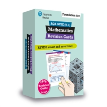 Image for Pearson REVISE AQA GCSE Maths Foundation Revision Cards (with free online Revision Guide): For 2024 and 2025 assessments and exams (REVISE AQA GCSE Maths 2015)