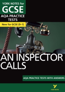 Image for An Inspector Calls AQA Practice Tests: York Notes for GCSE the best way to practise and feel ready for and 2023 and 2024 exams and assessments