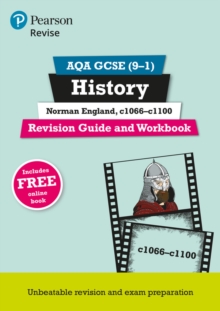 Image for Pearson REVISE AQA GCSE (9-1) History Norman England, c1066-c1100 Revision Guide and Workbook: For 2024 and 2025 assessments and exams - incl. free online edition (REVISE AQA GCSE History 2016)