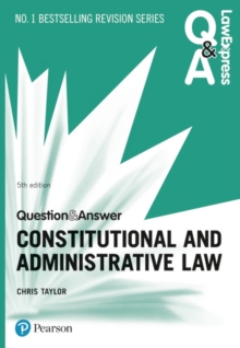 Image for Law Express Question and Answer: Constitutional and Administrative Law