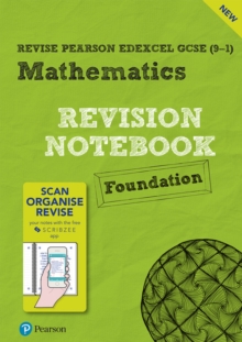 Image for Pearson REVISE Edexcel GCSE (9-1) Maths Foundation Revision Notebook: For 2024 and 2025 assessments and exams (REVISE Edexcel GCSE Maths 2015)