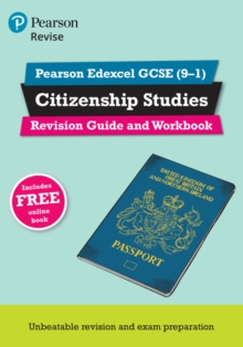 Image for Pearson REVISE Edexcel GCSE (9-1) Citizenship Revision Guide and Workbook: For 2024 and 2025 assessments and exams - incl. free online edition (Revise Edexcel GCSE Citizenship Studies 16)