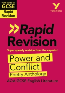 Image for Power and conflict AQA poetry anthology