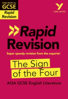 Image for York Notes for AQA GCSE Rapid Revision: The Sign of the Four catch up, revise and be ready for and 2023 and 2024 exams and assessments