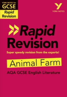 Image for York Notes for AQA GCSE Rapid Revision: Animal Farm catch up, revise and be ready for and 2023 and 2024 exams and assessments
