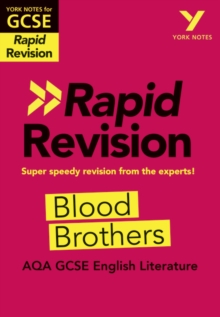 Image for York Notes for AQA GCSE Rapid Revision: Blood Brothers catch up, revise and be ready for and 2023 and 2024 exams and assessments