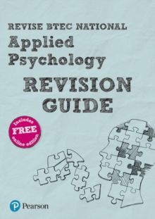 Image for Pearson REVISE BTEC National Applied Psychology Revision Guide inc online edition - 2023 and 2024 exams and assessments