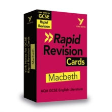 Image for York Notes for AQA GCSE Rapid Revision Cards: Macbeth catch up, revise and be ready for and 2023 and 2024 exams and assessments