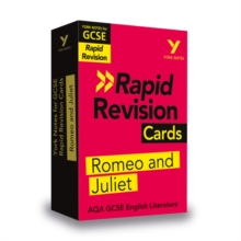 Image for York Notes for AQA GCSE Rapid Revision Cards: Romeo and Juliet catch up, revise and be ready for and 2023 and 2024 exams and assessments
