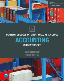 Image for Edexcel international AS/A level accountingStudent book 1