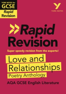 Image for Love and relationships: AQA poetry anthology