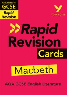 Image for York Notes for AQA GCSE (9-1) Rapid Revision Cards: Macbeth