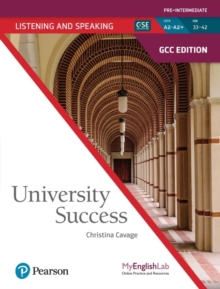 Image for University Success GCC Speaking and Listening Level 2 Student Book & Student MyEnglishLab