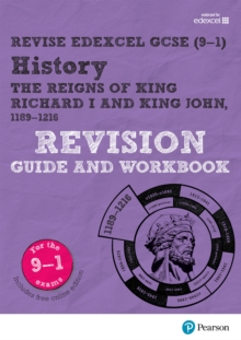Image for Revise Edexcel GCSE (9-1) History King Richard I and King John Revision Guide and Workbook uPDF