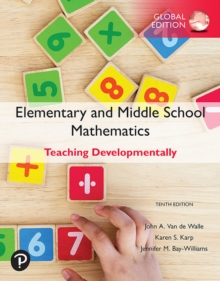 Image for Elementary and middle school mathematics: teaching developmentally.