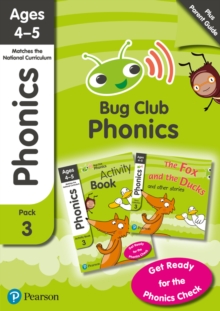 Image for Bug Club Phonics Learn at Home Pack 3, Phonics Sets 7-9 for ages 4-5 (Six stories + Parent Guide + Activity Book)