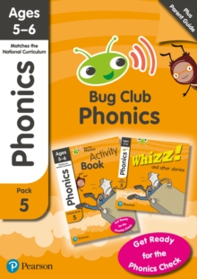 Image for Bug Club Phonics Learn at Home Pack 5, Phonics Sets 13-26 for ages 5-6 (Six stories + Parent Guide + Activity Book)