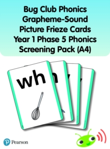 Image for Bug Club Phonics Grapheme-Sound Picture Frieze Cards Year 1 Phase 5 Phonics screening pack (A4)