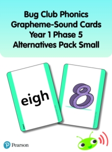 Image for Bug Club Phonics Grapheme-Sound Cards Year 1 Phase 5 Alternatives Pack (Small)