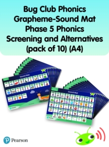 Image for Bug Club Phonics Grapheme-Sound Mats Phase 5 Phonics Screening and Alternatives (pack of 10) (A4)