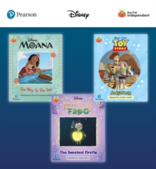 Pearson Bug Club Disney Year 1 Pack E, including decodable phonics readers for phase 5; Moana: The Way to the Sea, Toy Story: Andy’s Party, The Princess and the Frog: The Sweetest Firefly