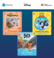 Pearson Bug Club Disney Year 1 Pack B, including decodable phonics readers for phase 5: Moana: The Kite Festival, Toy Story: Buzz’s Trip to Planet Zurg, Luca: A Gift for a Friend