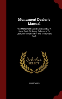 Image for Monument Dealer's Manual