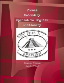 Image for Thomas Secondary Spanish To English Dictionary