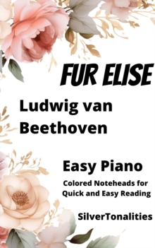 Image for Fur Elise Easy Piano Sheet Music with Colored Notation