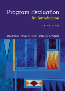 Image for Program Evaluation : An Introduction to an Evidence-Based Approach