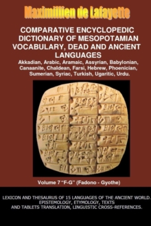 Image for V7.Comparative Encyclopedic Dictionary of Mesopotamian Vocabulary Dead & Ancient Languages