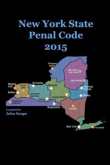 Image for New York State Penal Code 2015