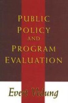 Image for Public Policy and Program Evaluation