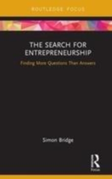 Image for The search for entrepreneurship: finding more questions than answers