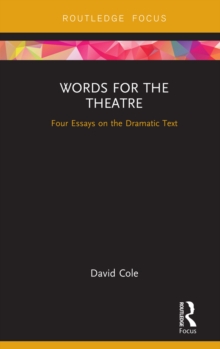 Image for Words for the theatre.