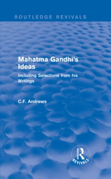 Image for Mahatma Gandhi's ideas: including selections from his writings