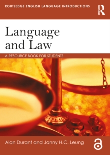 Image for Language and Law: A resource book for students