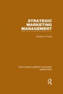 Image for Strategic marketing management