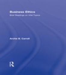 Image for Business ethics: brief readings on vital topics