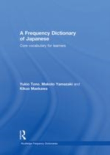 Image for A frequency dictionary of Japanese
