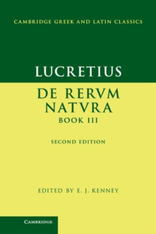 Image for Lucretius: De Rerum NaturaBook III