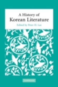 Image for A history of Korean literature