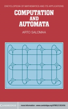 Image for Computation and automata.