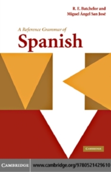 Image for A reference grammar of Spanish